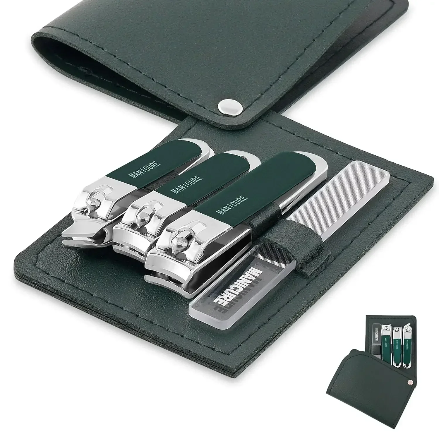 4 Pcs Men/Women Nail Clippers  - Mens Grooming Travel Kit ulasan dan harga
