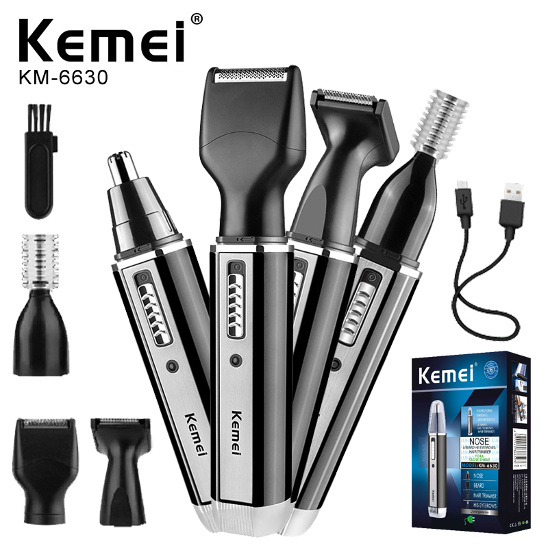 Kemei-6630 Nose Hair Trimmer F - Men Grooming Hygiene ulasan dan harga