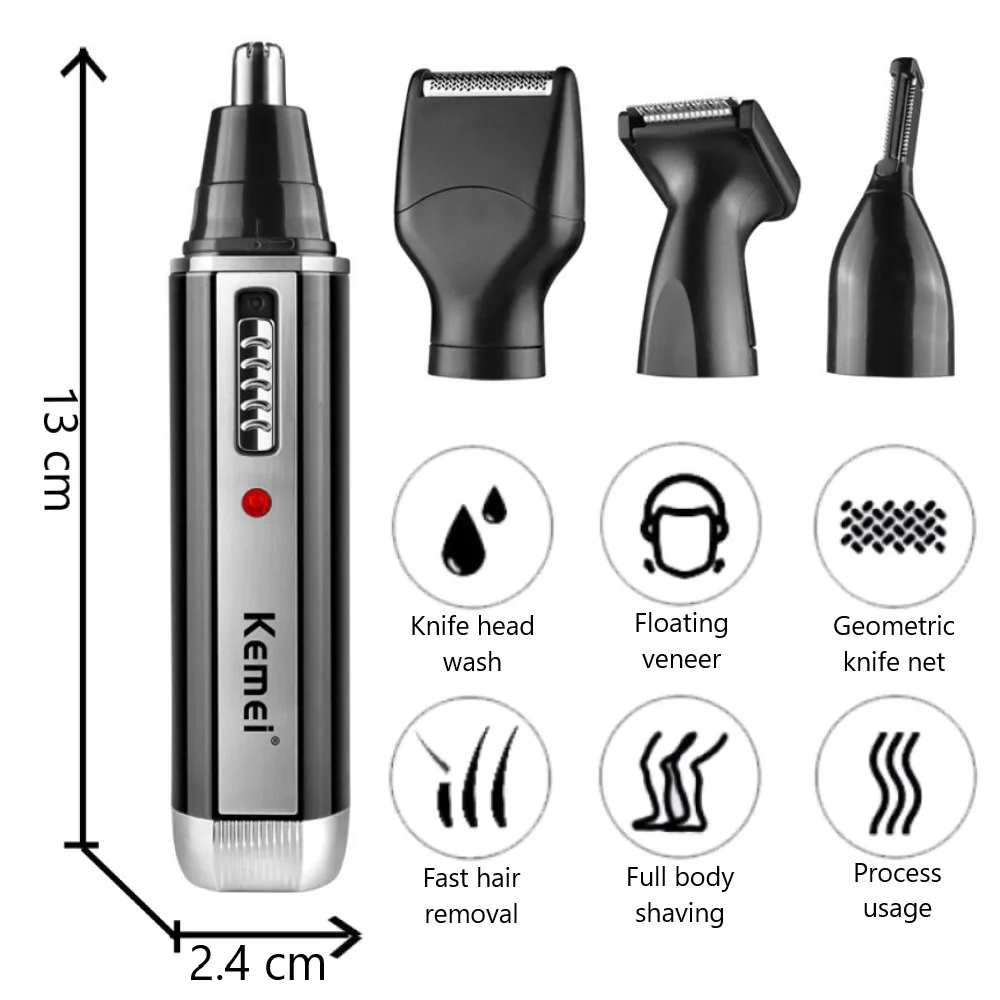 KM-6630 Kemei Trimmer for Men  - Men Grooming Hygiene ulasan dan harga