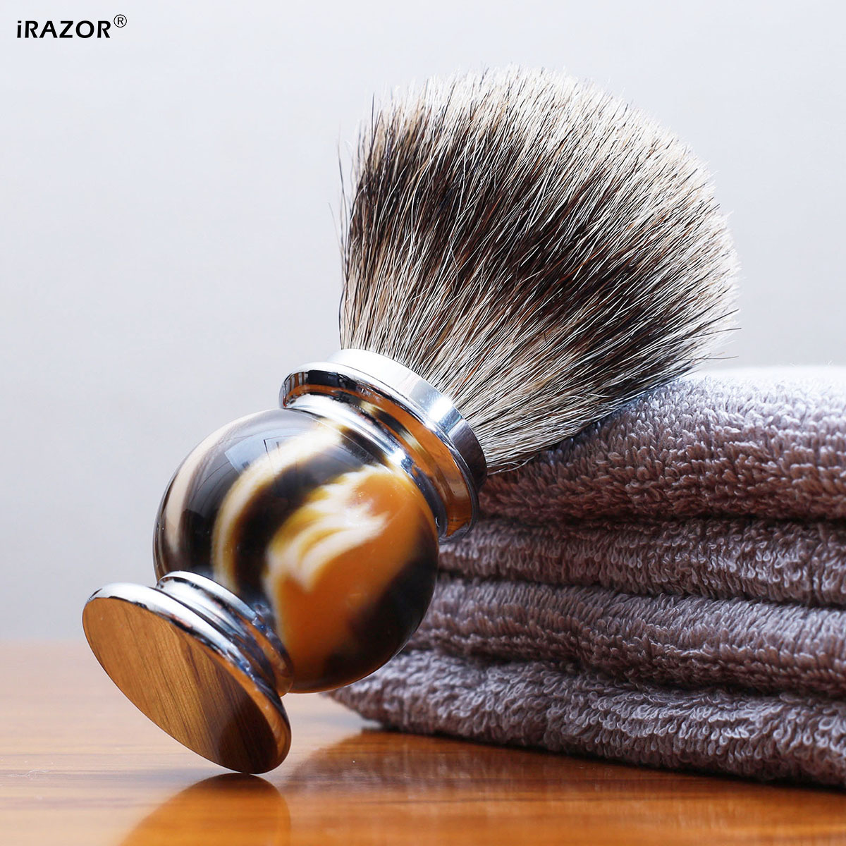 iRAZOR Silvertip Shaving Brush - Men Grooming Hygiene ulasan dan harga