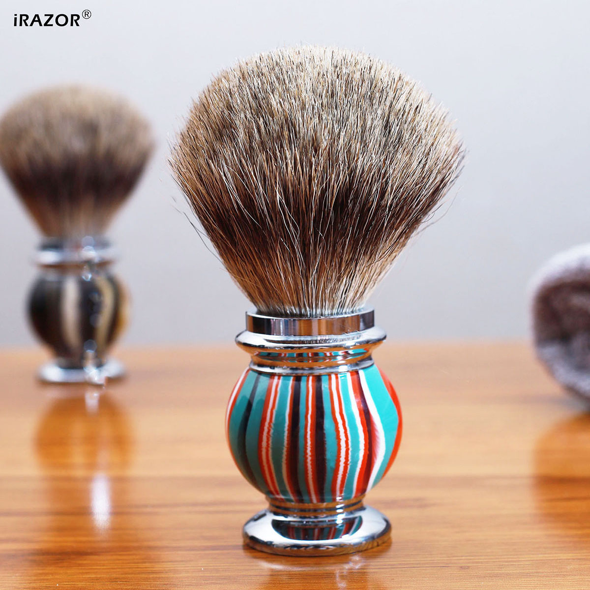 iRAZOR Silvertip Shaving Brush - Men Grooming Hygiene ulasan dan harga