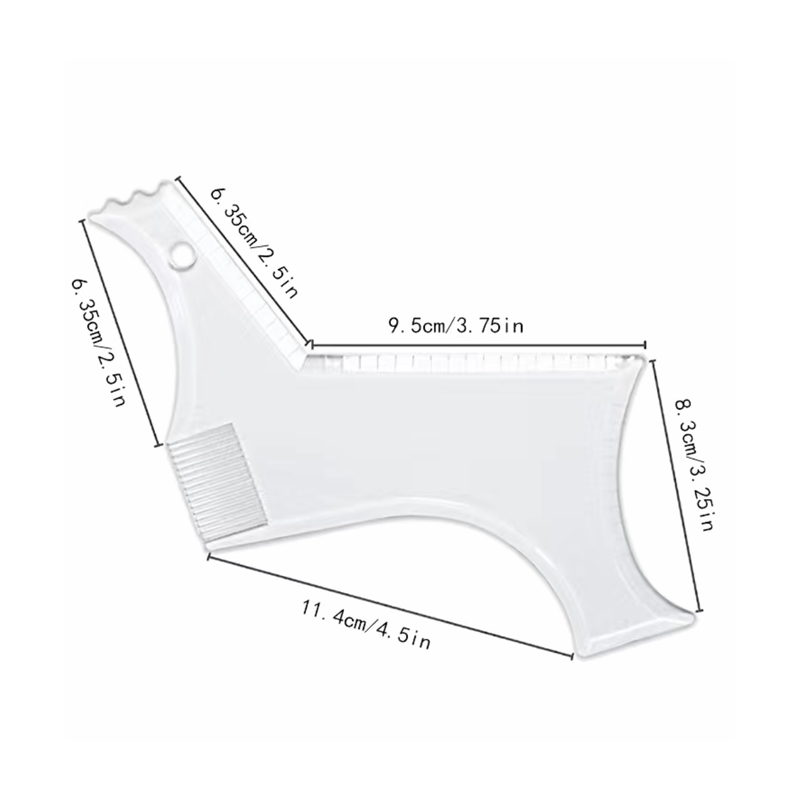 Men Beard Shaping Tool Stencil - Men Grooming Hygiene ulasan dan harga