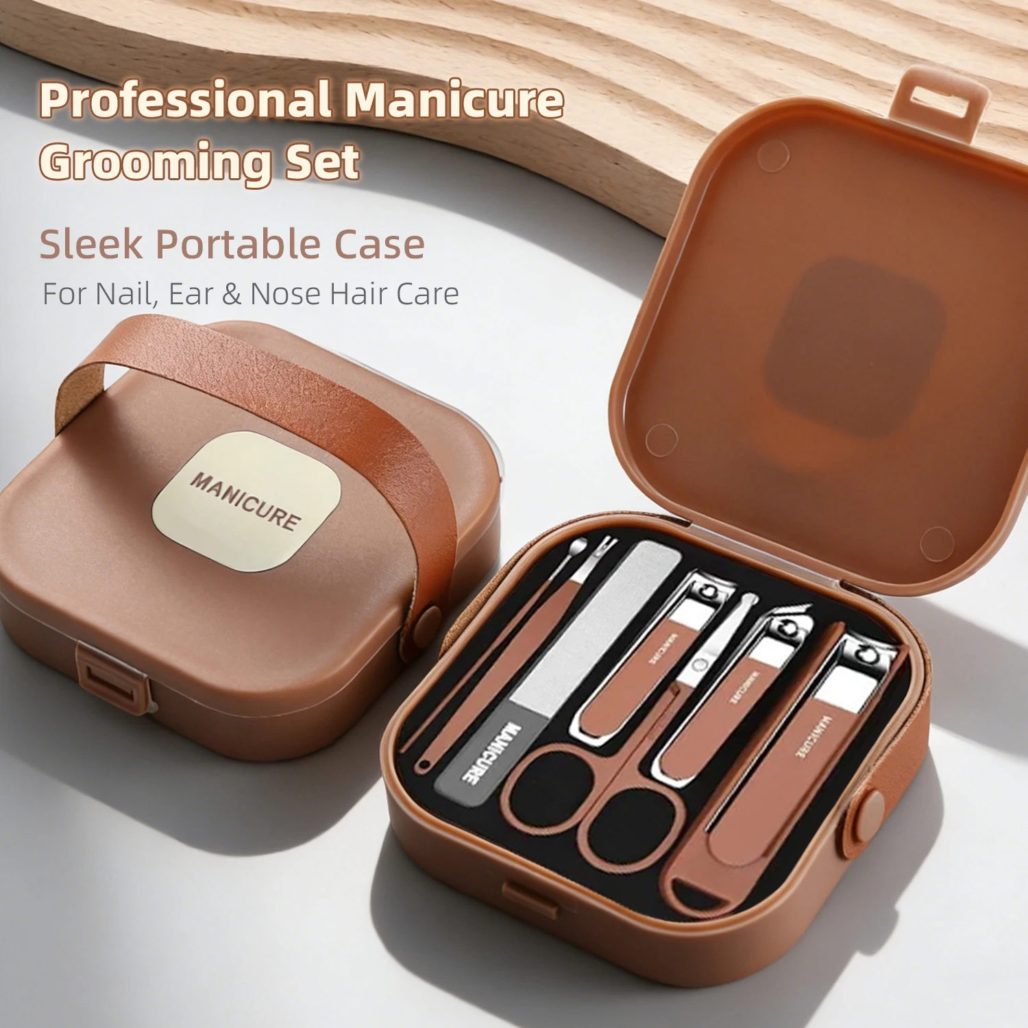 Nail Care Kit Anti-Splatter Ma - Mens Grooming Travel Kit ulasan dan harga