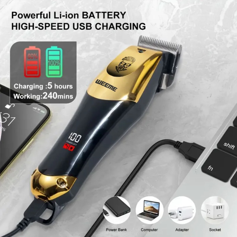 T9 Cordless Beard Trimmer Hair - Men Grooming Hygiene ulasan dan harga