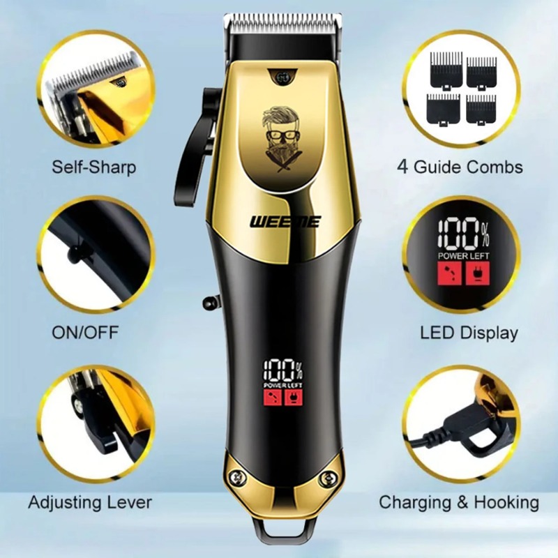 T9 Cordless Beard Trimmer Hair - Men Grooming Hygiene ulasan dan harga