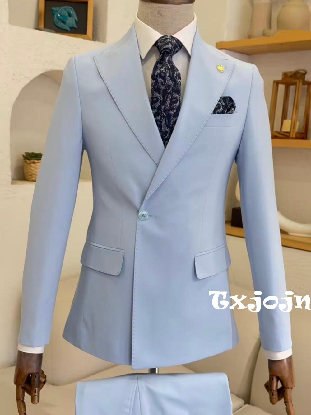 New One Button Men's Suit Set  - Mens Grooming On Sale ulasan dan harga