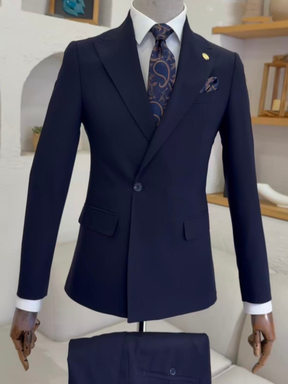 New One Button Men's Suit Set  - Mens Grooming On Sale ulasan dan harga