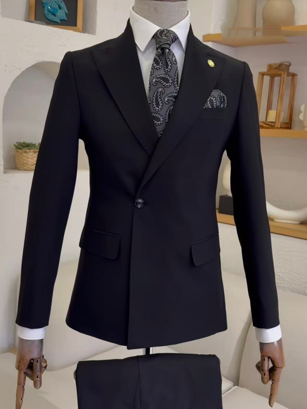 New One Button Men's Suit Set  - Mens Grooming On Sale ulasan dan harga
