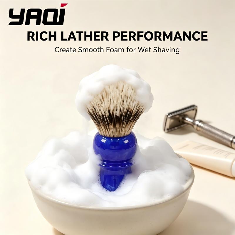 YAQI Premium Shaving Brush Blu - Men Grooming Hygiene ulasan dan harga