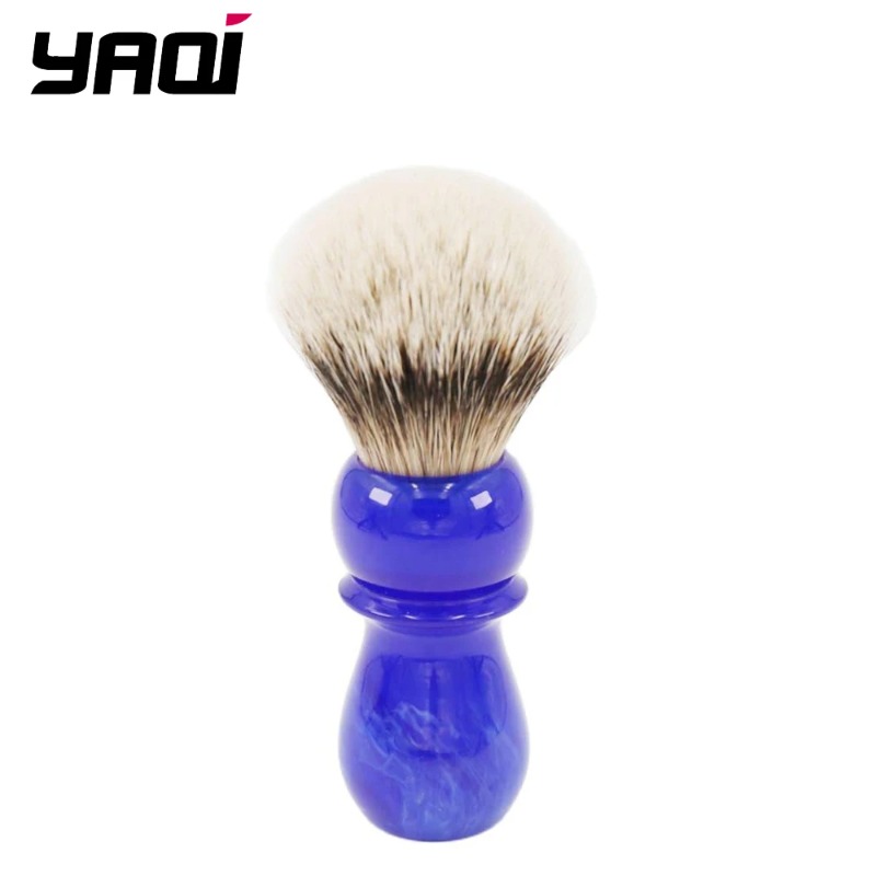 YAQI Premium Shaving Brush Blu - Men Grooming Hygiene ulasan dan harga